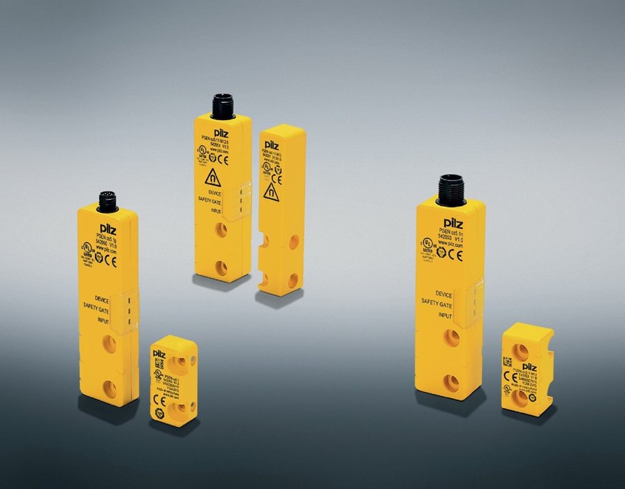 Architecture plus étroite : capteurs de sécurité codés PSENcode de Pilz